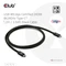 Club 3D USB-C Kabel, USB4 Gen4x2, 80Gb/s, 8K240Hz, 240W PD EPR, USB-C Stecker auf USB-C Stecker, 1.2m, schwarz Vorschaubild