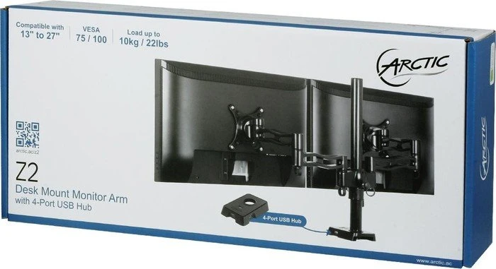 ARCTIC Z2 Monitor Arm schwarz