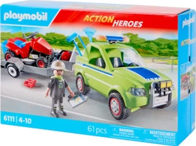 playmobil City Action Service-Fahrzeug mit Rasenmäher