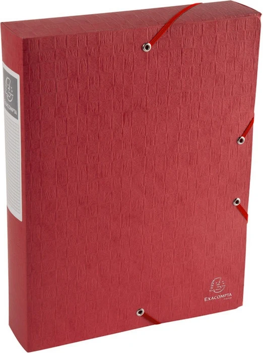 Exacompta Scotten Archivbox 60mm, A4, rot (50915E)
