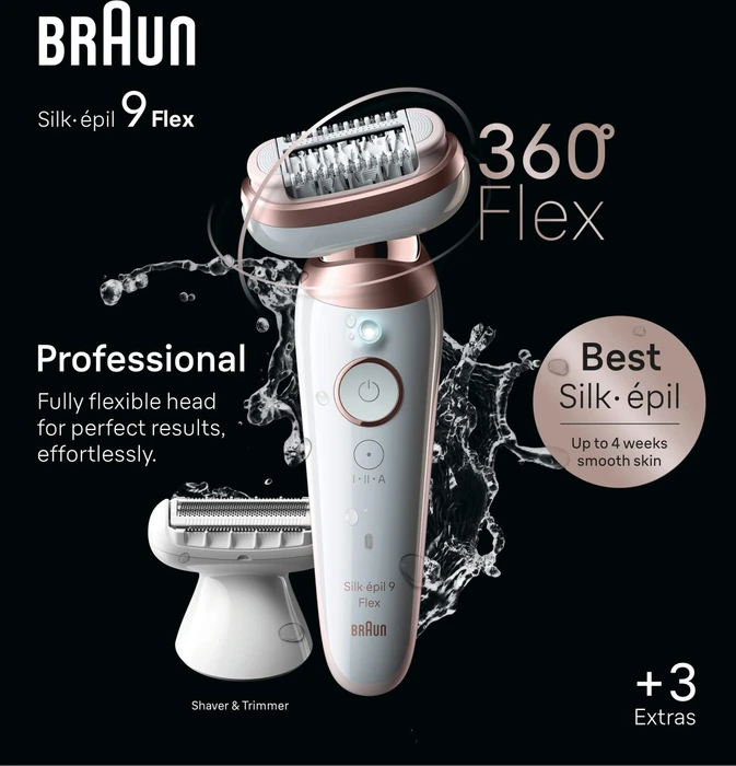 Braun Silk-epil 9 Flex 9-030 3D SensoSmart Wet&Dry