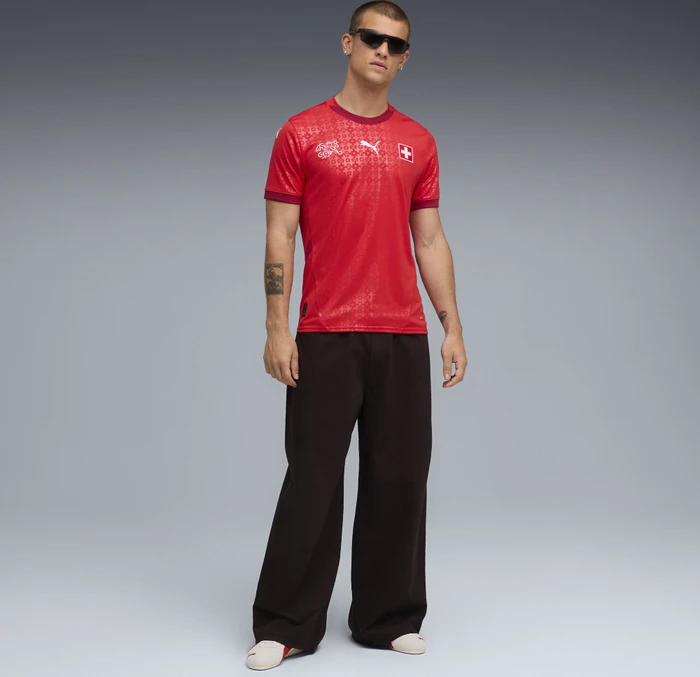 Puma UEFA EURO 2025 Schweiz Frauenteam Heimtrikot (Herren)