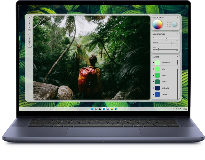 Dell Inspiron 16 2-in-1 7640, Midnight Blue, Core Ultra 5 125U, 16GB RAM, 512GB SSD, DE