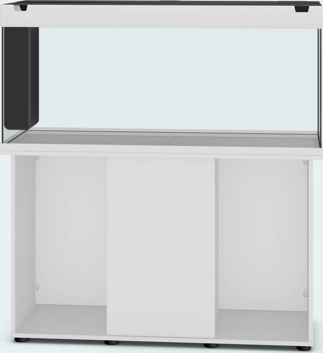 Juwel Rio 240 LED Aquarium-Set mit Unterschrank, weiß/weiß, 240l