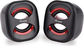 Equip Mini USB Speaker schwarz/rot