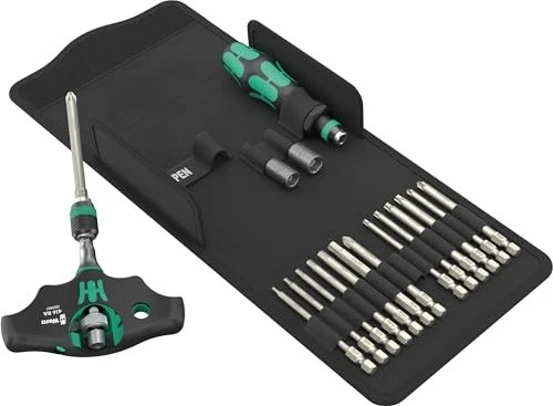 Wera Kraftform Kompakt 400 RA SHK Set 1 Bitset inkl. Tasche, 18-tlg.
