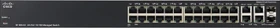 Cisco SF300 Rackmount Managed Switch, 24x RJ-45, 2x RJ-45/SFP (SF300-24 / SRW224G4-K9)