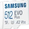 Samsung EVO Plus 2024 R160 512GB Kit, UHS-I U3, A2, Class 10 Vorschaubild