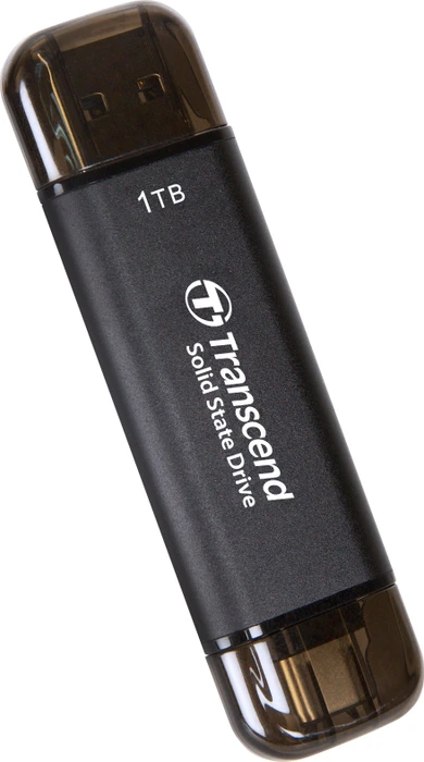 Transcend ESD310C 1TB Black, USB-A + USB-C, USB 3.2 Gen 2×1