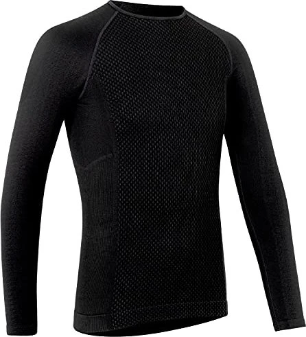 GripGrab Expert 2 Thermal Seamless Base Layer Kompressionsshirt langarm schwarz