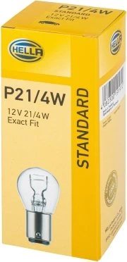 Hella Standard Signal P21/4W 21/4W, 1er-Pack