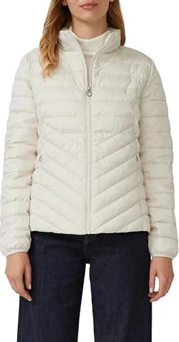 s.Oliver Leichte Steppjacke mit Pack-Funktion Funktionsjacke wollweiß (Damen)