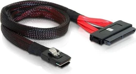 DeLOCK mini SAS [SFF-8087] auf SAS [SFF-8087] Kabel, 0.5m (83056)