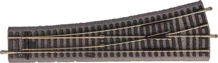 Piko - Spur H0 Gleis - Weiche mit Bettung, links WL