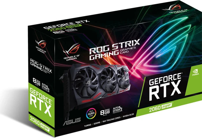 ASUS ROG Strix GeForce RTX 2060 SUPER EVO V2, ROG-STRIX-RTX2060S-8G-EVO-V2-GAMING, 8GB GDDR6, 2x HDMI, 2x DP