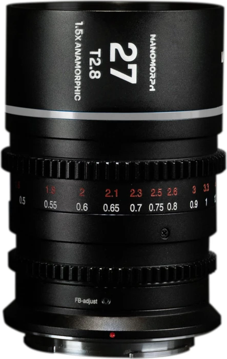 Laowa Nanomorph 27mm T2.8 1.5x Cine für L-Mount