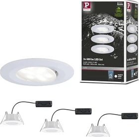 Paulmann LED Calla rund 6W Einbauleuchte weiß matt, 3 Stück