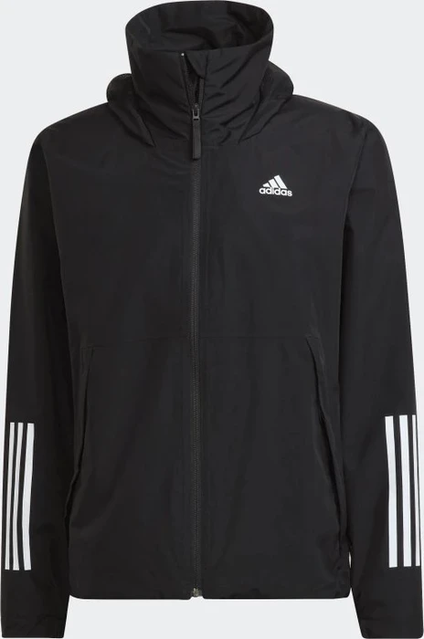 adidas BSC 3-Stripes Rain.RDY Funktionsjacke schwarz (Herren)