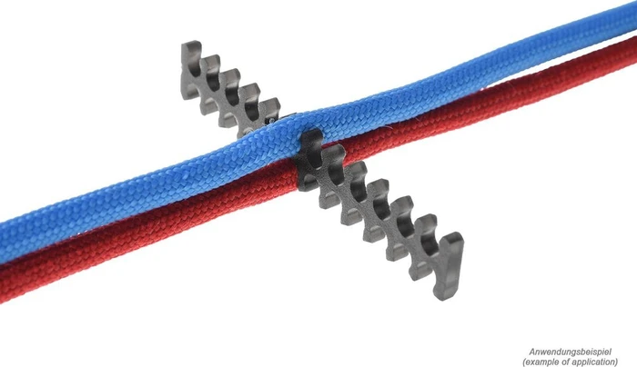 Alphacool Eiskamm X24 Kabelkamm 3mm, schwarz, 2er-Pack