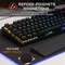 The G-Lab Keyz Rubidium E Gaming Tastatur, LEDs RGB, Outemu Red, USB, FR Vorschaubild