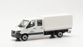 Herpa Mercedes-Benz Sprinter '18 Doppelkabine mit Plane Bundeswehr Fuhrpark Service