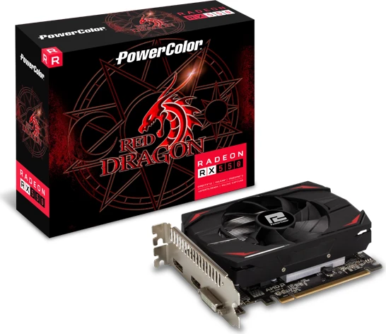 PowerColor Red Dragon Radeon RX 550, 2GB GDDR5, DVI, HDMI, DP