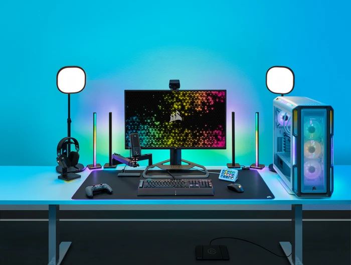 Corsair MM700 RGB Extended 3XL Gaming Mouse Pad, 1120x610mm, schwarz