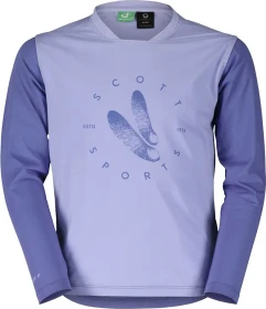 Scott Trail Flow 20 DRI Trikot langarm moon blue/dream blue (Junior)