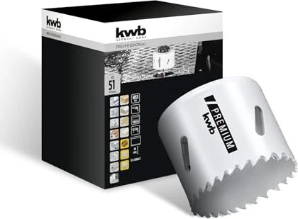 kwb HSS-CO-Bi-Metall Lochsäge, 51x38mm, 1 Stück