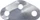 Hilleberg 2mm Leinenspanner