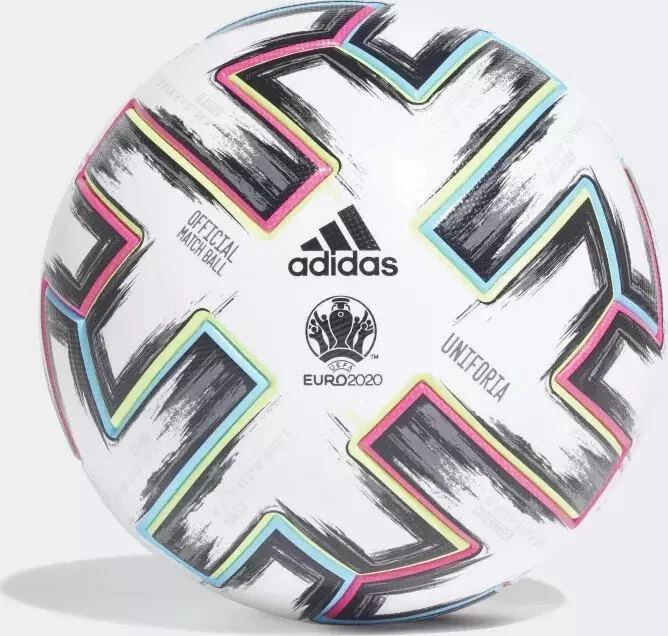 adidas Uniforia Pro Fußball white/black/signal green/bright cyan