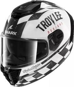 Shark Spartan RS Raceshop Troy Lee matt weiß/schwarz