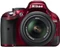Nikon D5200 rot mit Objektiv AF-S DX 18-55mm 3.5-5.6 G VR Vorschaubild