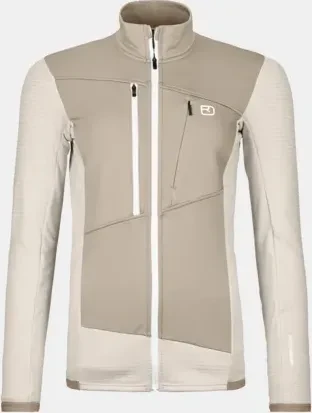 Ortovox Fleece Grid Funktionsjacke white chalk (Damen)