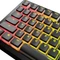 Glorious Aura V3 Keycaps, Kunststoff (PBT) Double-Shot, schwarz/transparent, 130 Tasten, ANSI-US Vorschaubild