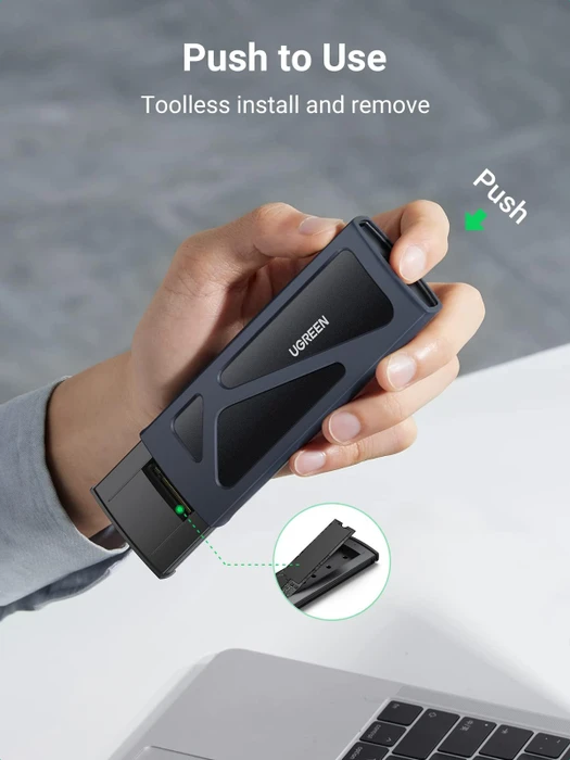 Ugreen M.2 NVMe SSD Enclosure, USB-C 3.1