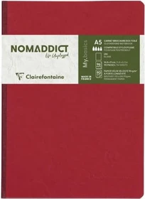 Clairefontaine Notizbuch rot, A5, glatt, Hardcover, 96 Blatt