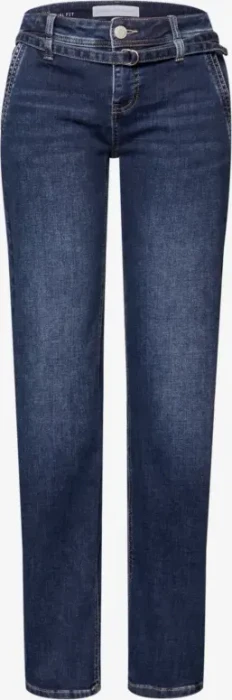 Street One Straight Leg Jeans dark indigo/authentic washed (Damen)