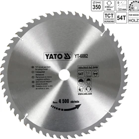 Yato YT-6082 HM Kreissägeblatt 54Z, 350x2.5x30mm, 1 Stück