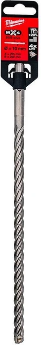 Milwaukee SDS-plus MX4 Hammerbohrer, 10x200x265mm, 1 Stück
