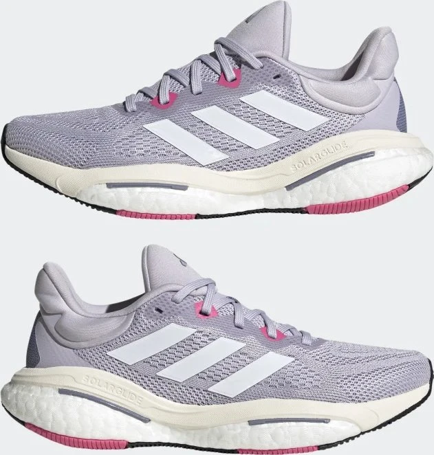 adidas Solarglide 6 silver dawn/cloud white/pulse magenta (Damen)