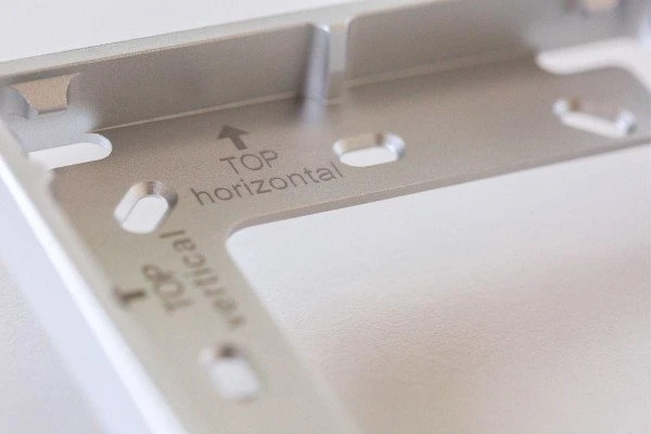 Loxone Montagerahmen 3-fach, silber