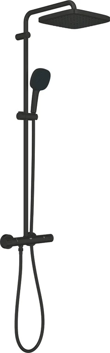 Grohe Vitalio Comfort 250 Duschsystem mit Thermostat matt black
