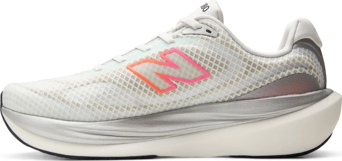 New Balance 1080v15 Breathe white/pink heat/tangerine heat (Herren)