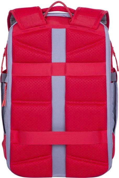 RivaCase 5225 Mercantour ECO 15.6" Laptop-Rucksack, grau/rot