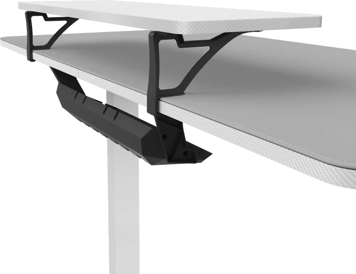 Cougar E-Star 120 Gaming Desk elektrisch höhenverstellbarer Sitz-Steh-Schreibtisch 120x60cm weiß/weiß