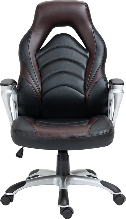 CLP Foxton Kunstleder Gamingstuhl, schwarz/braun