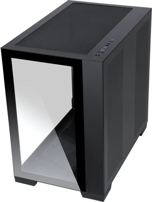 iTek Dark Cave Black, Glasfenster