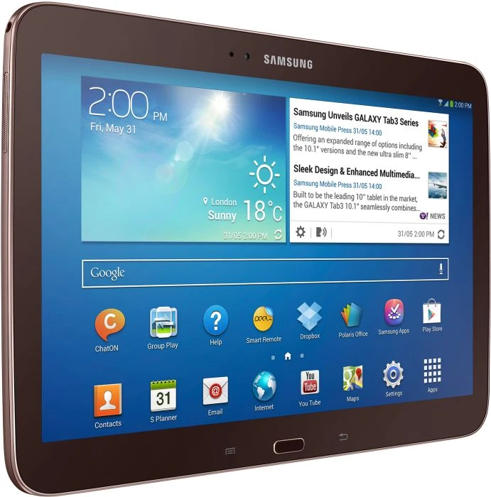 Samsung Galaxy Tab 3 10.1 P5210, rot, 16GB