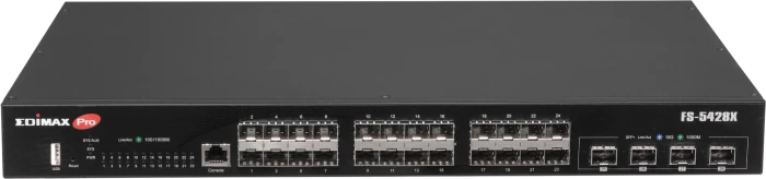 Edimax Pro FS-50 Rackmount Gigabit Smart Switch, 24x SFP, 6x SFP+